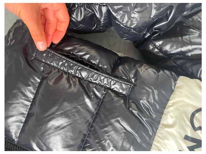 Moncler taglia S (14 anni) Nero Verde Grigio - vista 6