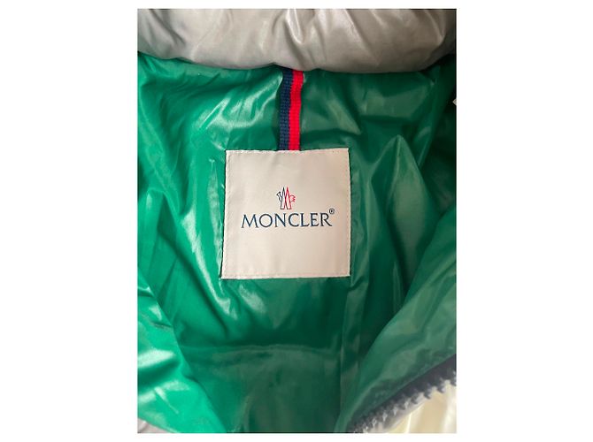 Moncler taglia S (14 anni) Nero Verde Grigio - vista 8