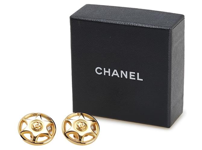 Orecchini Vintage Chanel Coco Mark Star - vista 4
