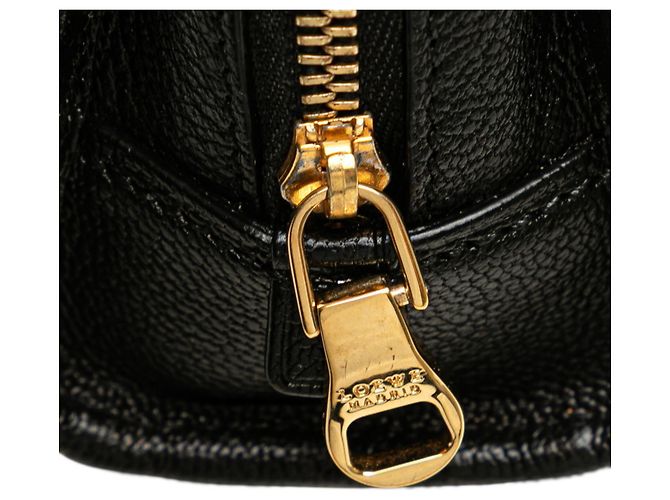 LOEWE Anagram Amazona Micro Mini Borsa a Mano Nero - vista 4