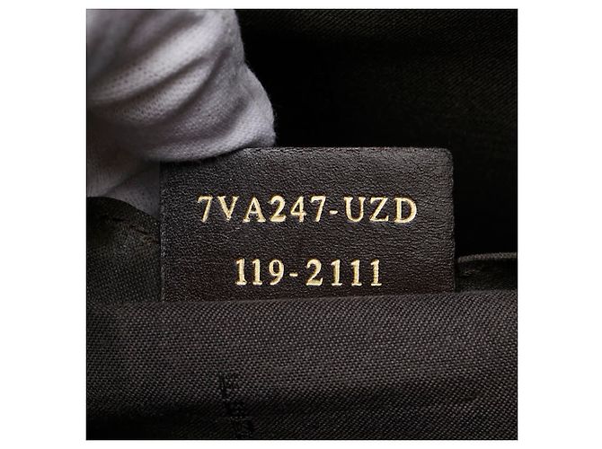 Borsa a Spalla Fendi Zucca Cachi - vista 11