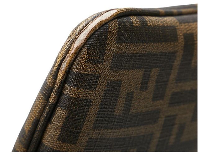 Borsa a Spalla Fendi Zucca Cachi - vista 6
