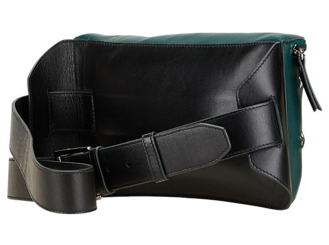 Borsa a corpo/borsa in vita Jimmy Choo Star Studs Nero Verde - vista 2