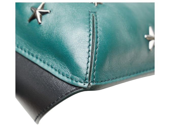 Borsa a corpo/borsa in vita Jimmy Choo Star Studs Nero Verde - vista 4