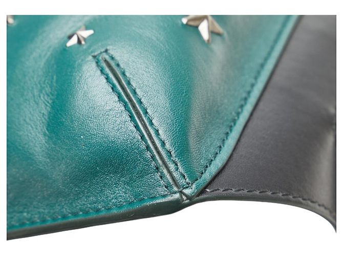 Borsa a corpo/borsa in vita Jimmy Choo Star Studs Nero Verde - vista 5