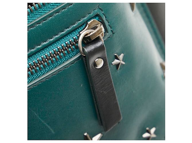 Borsa a corpo/borsa in vita Jimmy Choo Star Studs Nero Verde - vista 6