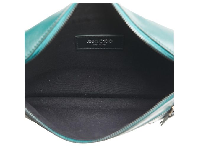 Borsa a corpo/borsa in vita Jimmy Choo Star Studs Nero Verde - vista 7