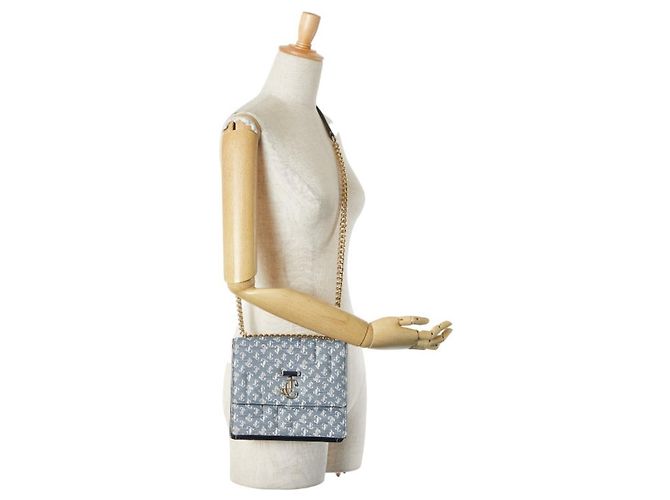 Borsa a Spalla VARENNE AVENUE QUAD JC Monogram di Jimmy Choo - vista 11