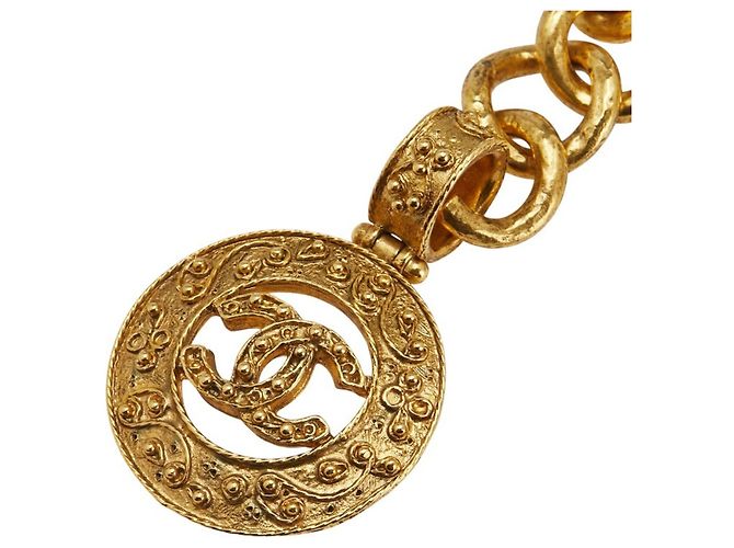 Timeless Cintura a catena Coco Mark vintage di Chanel D'oro - vista 2