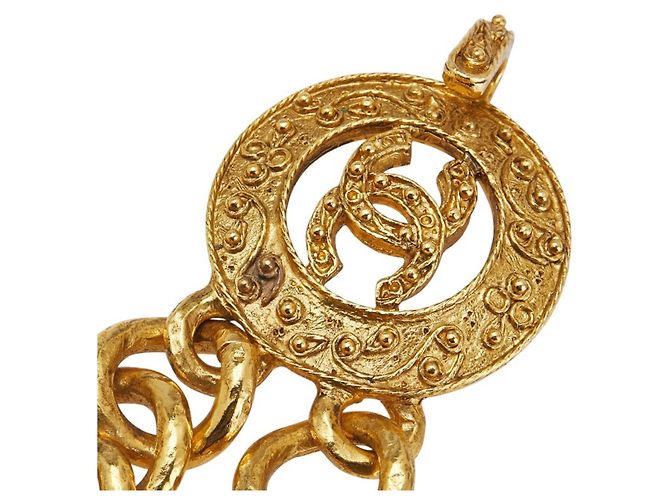 Timeless Cintura a catena Coco Mark vintage di Chanel D'oro - vista 3