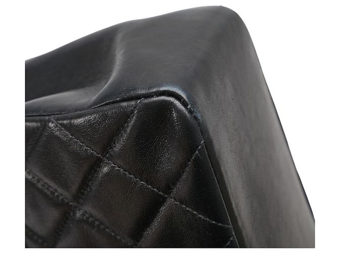 Timeless Borsa a mano Chanel Matelassé Coco Mark Nero - vista 4