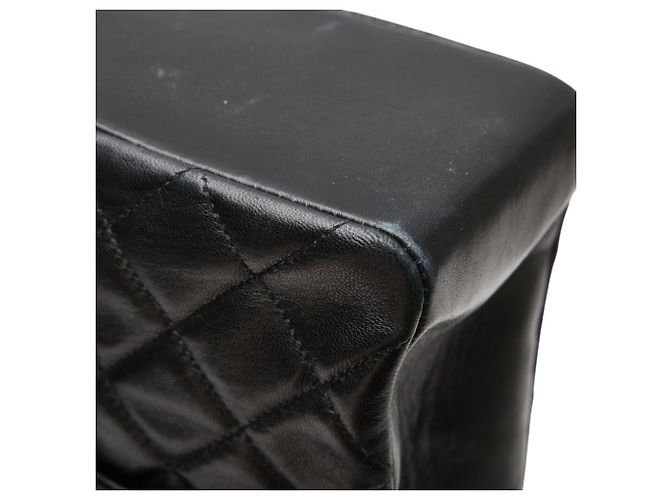 Timeless Borsa a mano Chanel Matelassé Coco Mark Nero - vista 5
