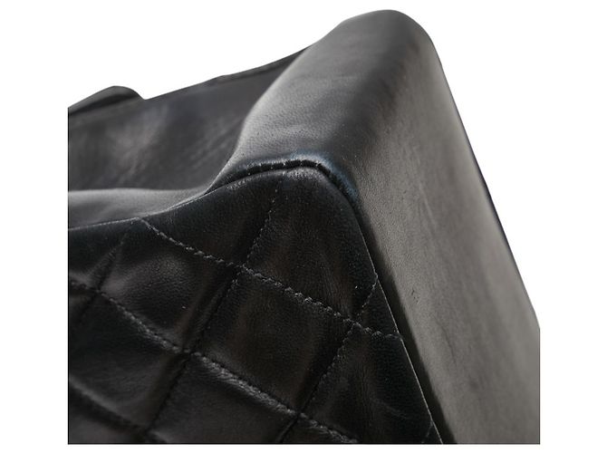 Timeless Borsa a mano Chanel Matelassé Coco Mark Nero - vista 7
