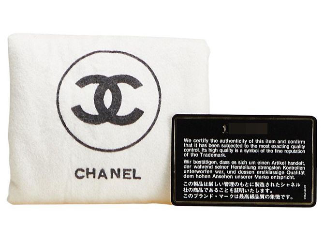 Borsa a spalla con catena e frange Coco Mark Matelassé di Chanel Blu navy - vista 12
