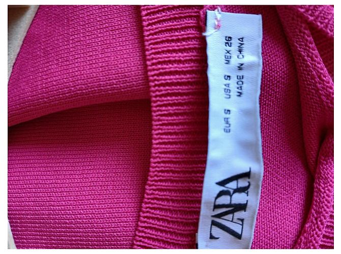 Zara Kleid fließend Pink - Ansicht 3