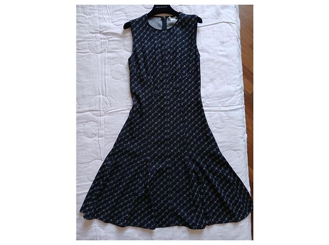 Stella Mc Cartney Stella McCartney Kleid Schwarz mit Logo Print - Ansicht 2