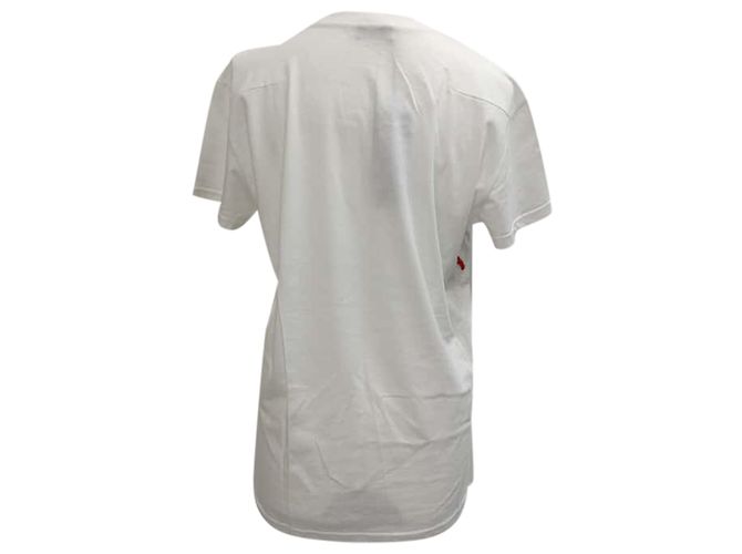 Camiseta de algodão branco com estampa gráfica Dior - vista 3