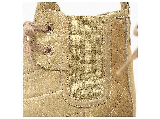 Sneakers in Suede Monogram Chanel G28925 D'oro - vista 15