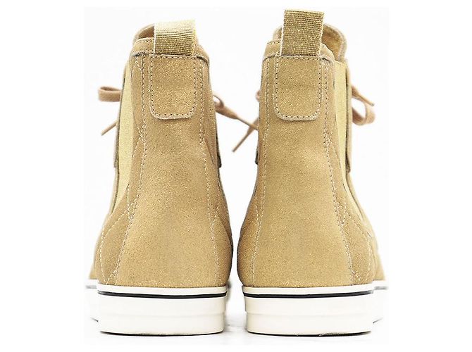 Sneakers in Suede Monogram Chanel G28925 D'oro - vista 6