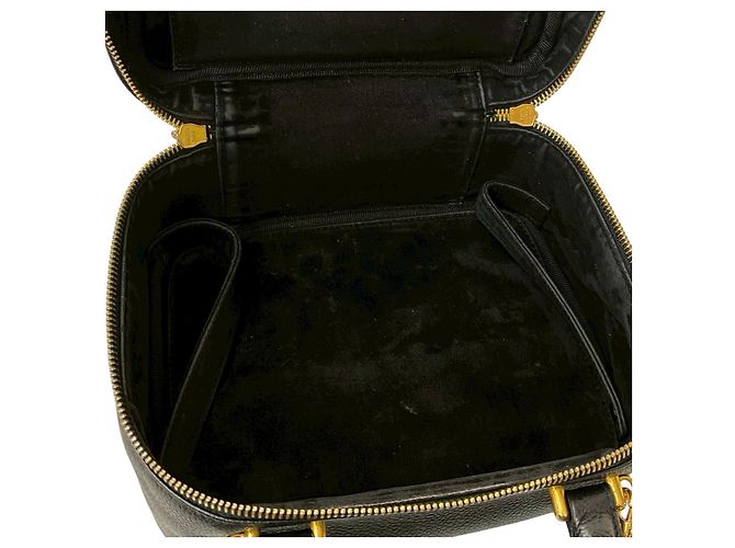Borsa a spalla 2 in 1 in pelle caviar di Chanel Nero - vista 10
