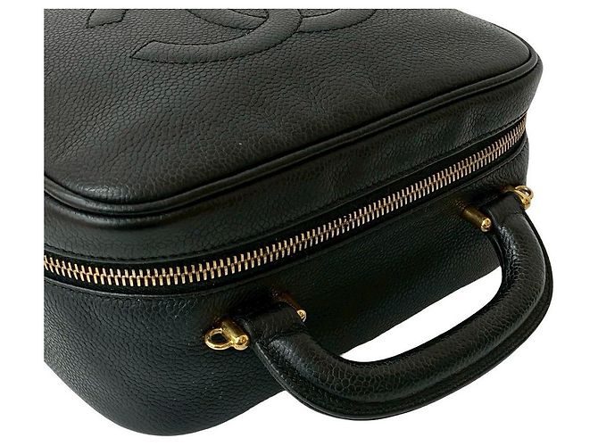 Borsa a spalla 2 in 1 in pelle caviar di Chanel Nero - vista 5