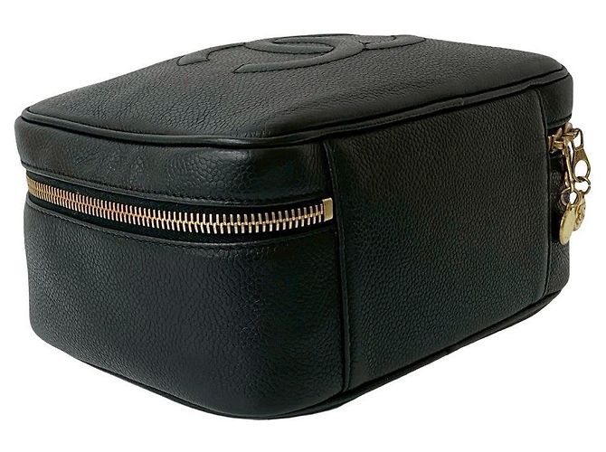 Borsa a spalla 2 in 1 in pelle caviar di Chanel Nero - vista 8