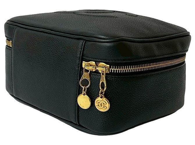 Borsa a spalla 2 in 1 in pelle caviar di Chanel Nero - vista 9