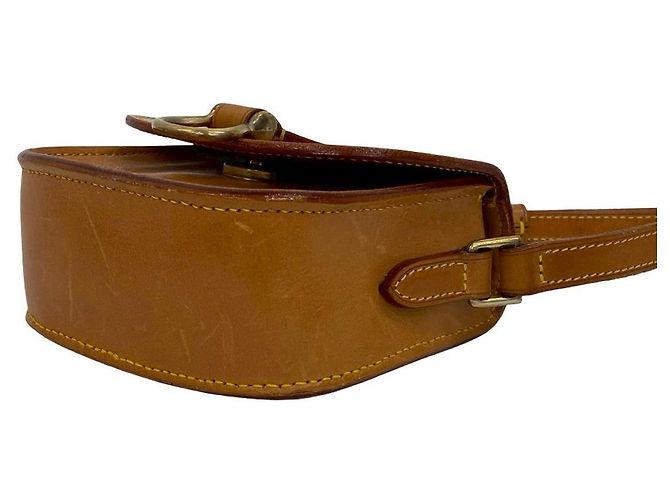 Borsa a tracolla Louis Vuitton Mini Saint Cloud in pelle Marrone - vista 9