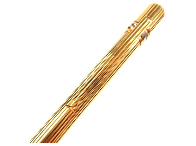 Bolígrafo Cartier Trinity de Cartier con patrón a rayas Dorado - vista 5