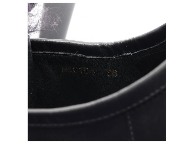 Leder-Fell-Stiefeletten von Louis Vuitton Schwarz - Ansicht 7