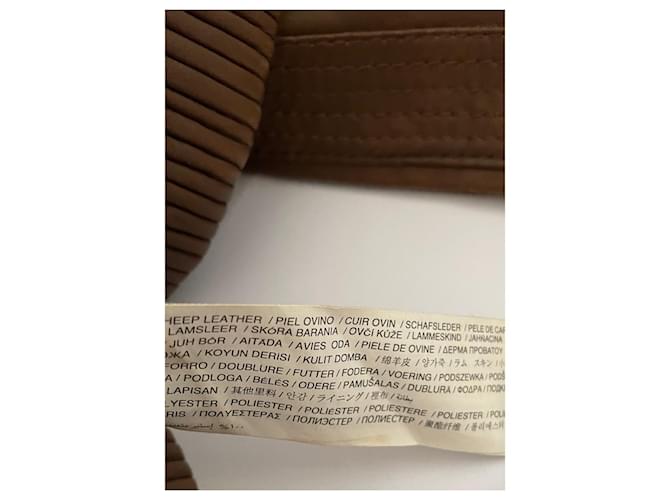 Mango Echte braune Lederjacke – Chic Biker-Geist ✨ Dunkelbraun - Ansicht 7