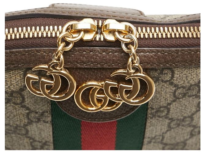 Borsa a tracolla Ophidia di Gucci Marrone - vista 11