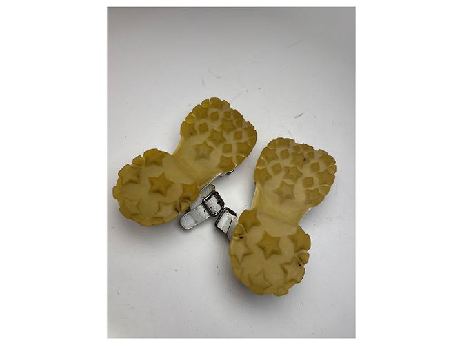 Sandali in pelle Miu Miu vintage / Sneakers bianchi 37 Bianco - vista 6