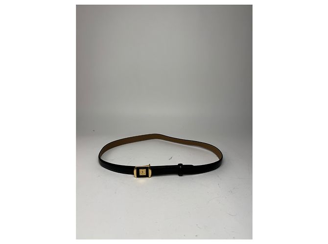 Cintura in pelle vintage Givenchy nera Nero - vista 11