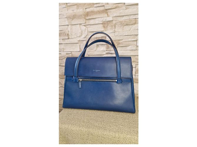 Just Campagne Merveille uby Borsa a mano blu in pelle - vista 2
