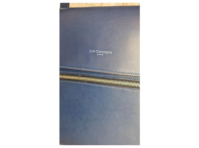 Just Campagne Merveille uby Borsa a mano blu in pelle - vista 3