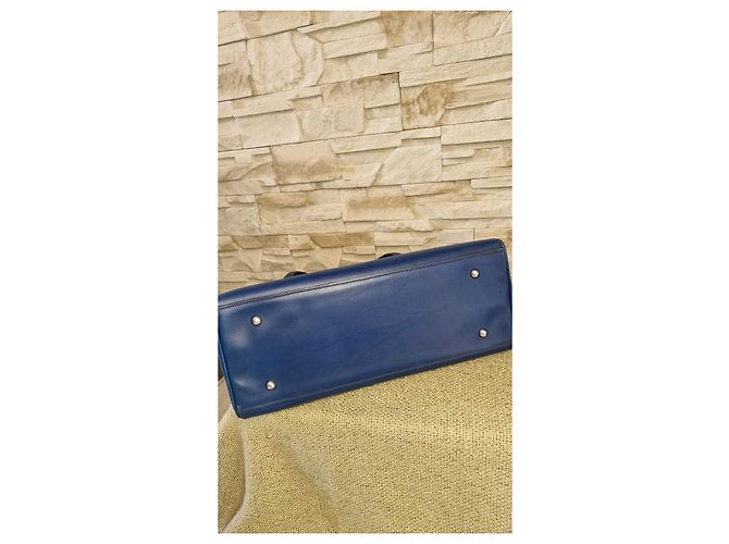 Just Campagne Merveille uby Borsa a mano blu in pelle - vista 6