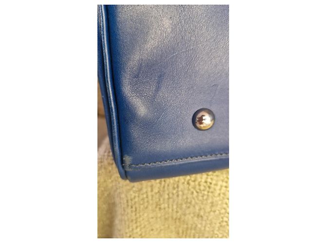 Just Campagne Merveille uby Borsa a mano blu in pelle - vista 7