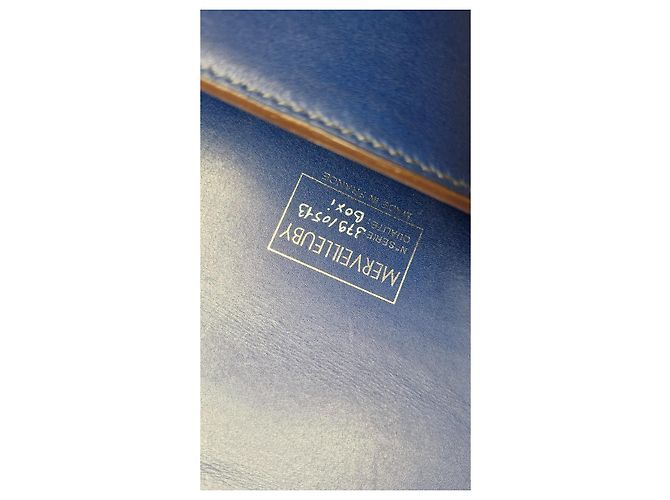 Just Campagne Merveille uby Borsa a mano blu in pelle - vista 8