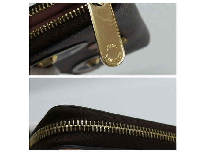 Cartera Zippy Monogram Louis Vuitton Negro Rosa Blanco - vista 10
