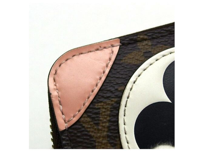 Cartera Zippy Monogram Louis Vuitton Negro Rosa Blanco - vista 7