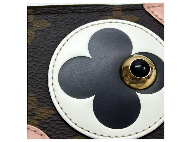 Cartera Zippy Monogram Louis Vuitton Negro Rosa Blanco - vista 8