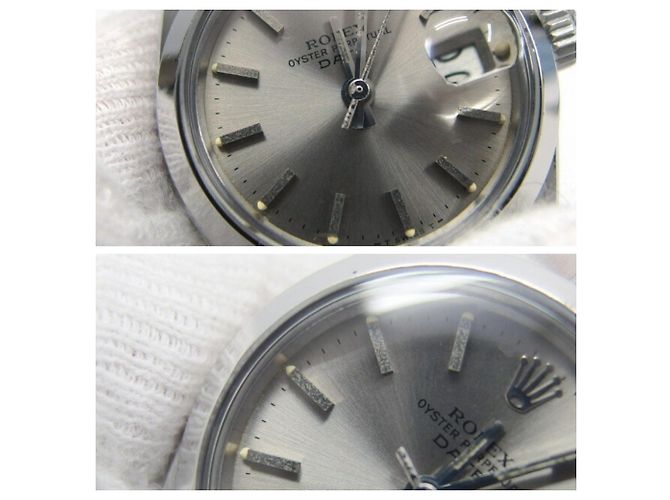 Rolex Oyster Perpetual Date Damen Uhr 6916 Silber - Ansicht 5