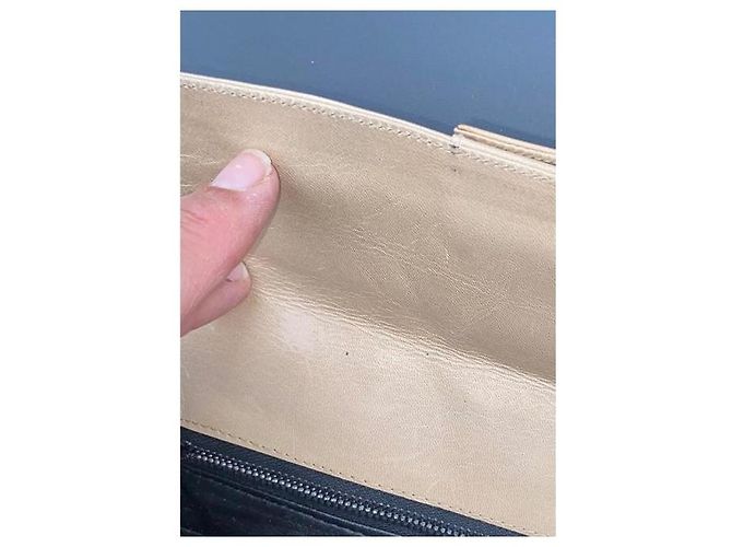 Pochette Christian Dior Beige in Tessuto e Pelle - vista 10