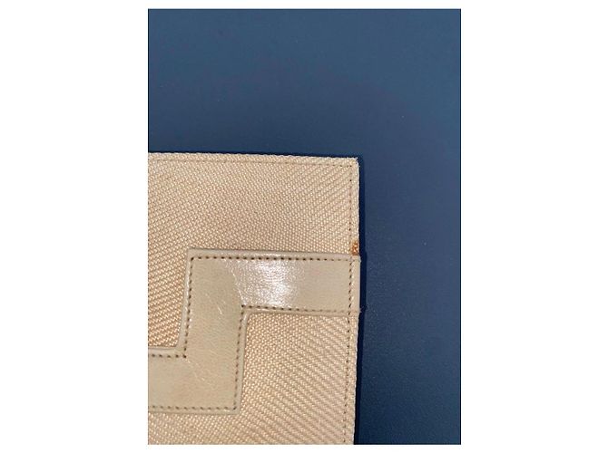 Pochette Christian Dior Beige in Tessuto e Pelle - vista 5