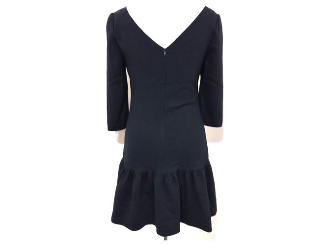 Ba&sh Vestido de Lana Teina T S Azul oscuro - vista 2