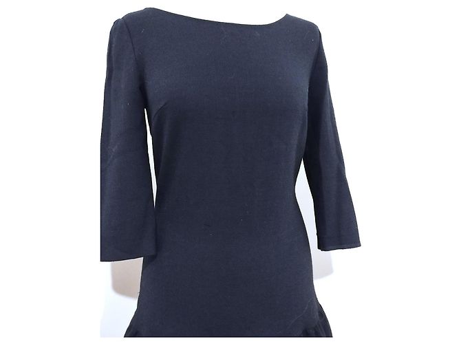 Ba&sh Vestido de Lana Teina T S Azul oscuro - vista 3