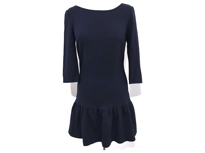 Ba&sh Vestido de Lana Teina T S Azul oscuro - vista 8