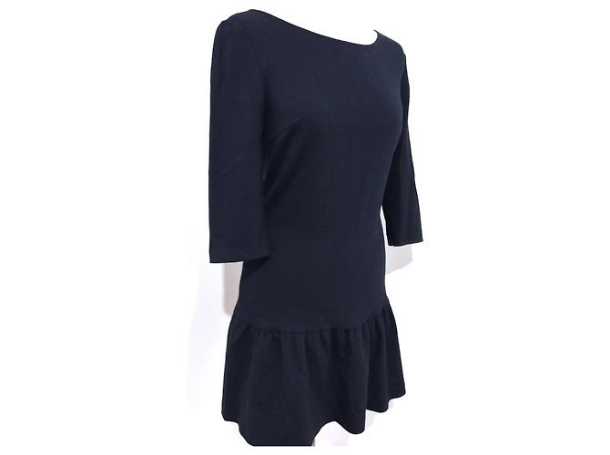 Ba&sh Vestido de Lana Teina T S Azul oscuro - vista 9