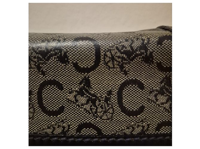 Bolsa Boston Céline Diffusion bege e preta de couro Preto - vista 6